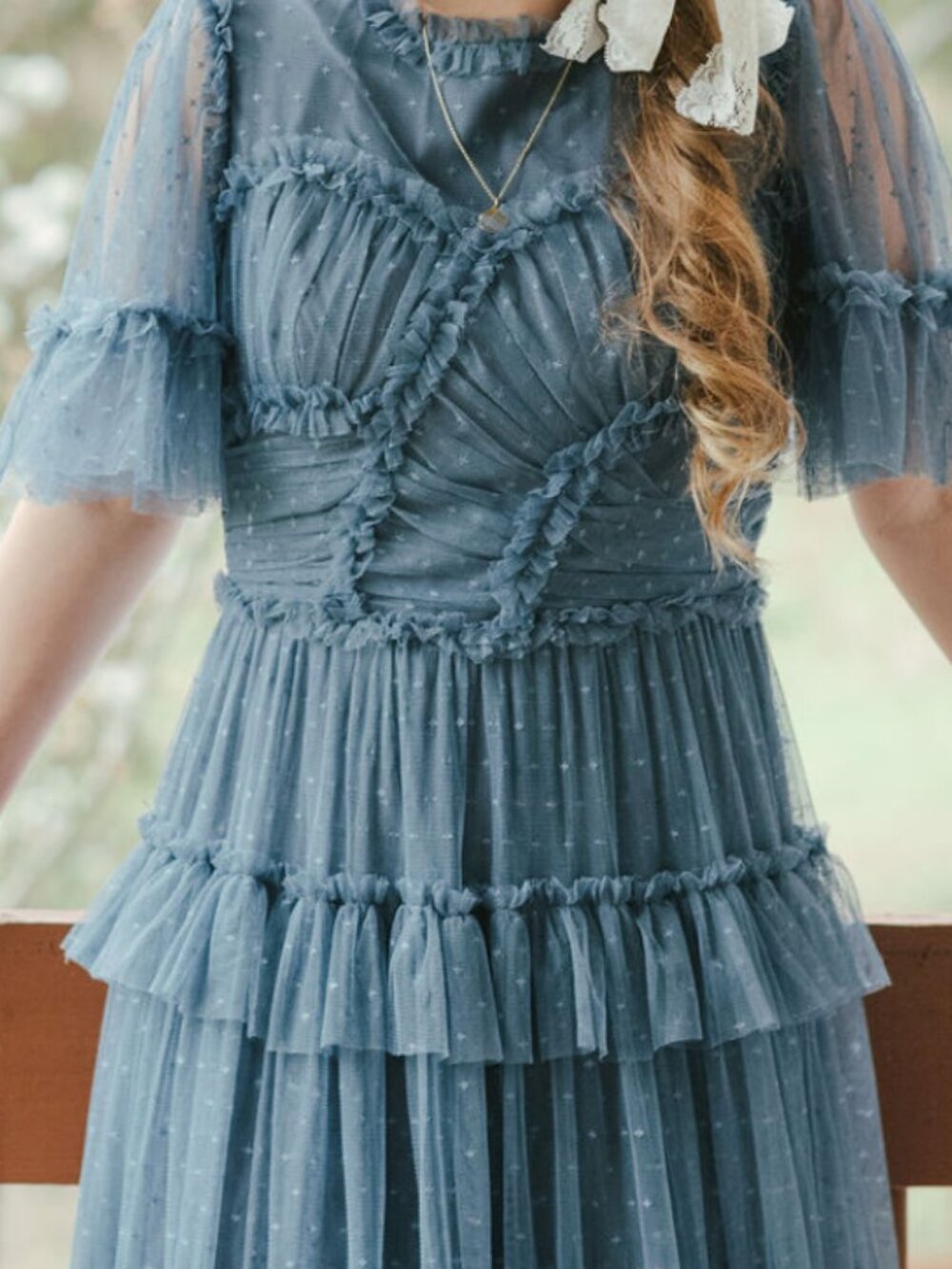 Light Blue Whimsical Ivy City Co. Dress - Picture 10 of 10
